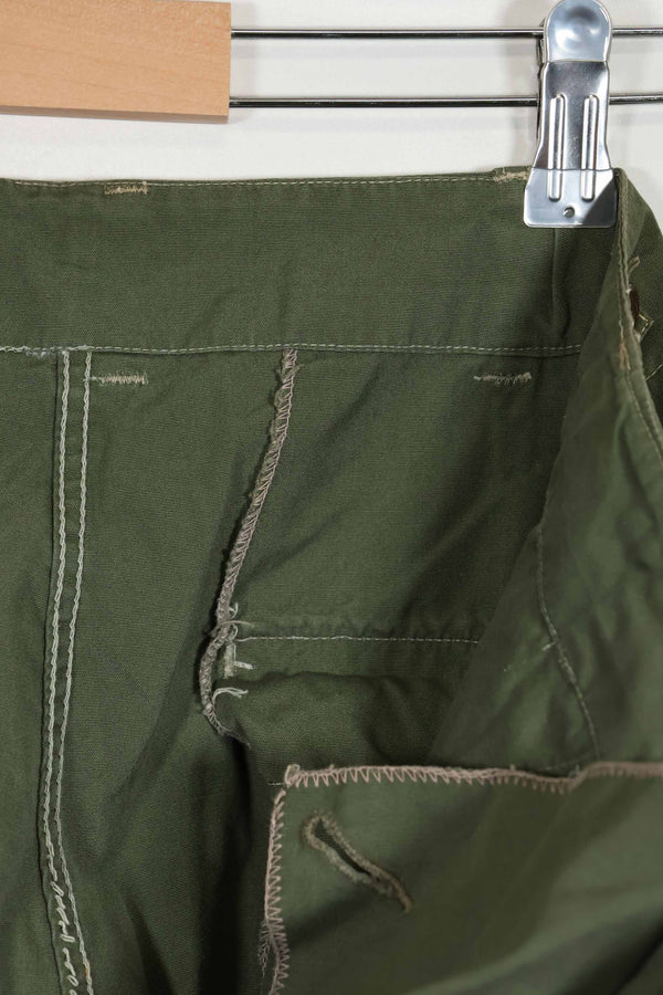 Mid-1960s Japanese locally made 2nd Model Jungle Fatigue pants, used.