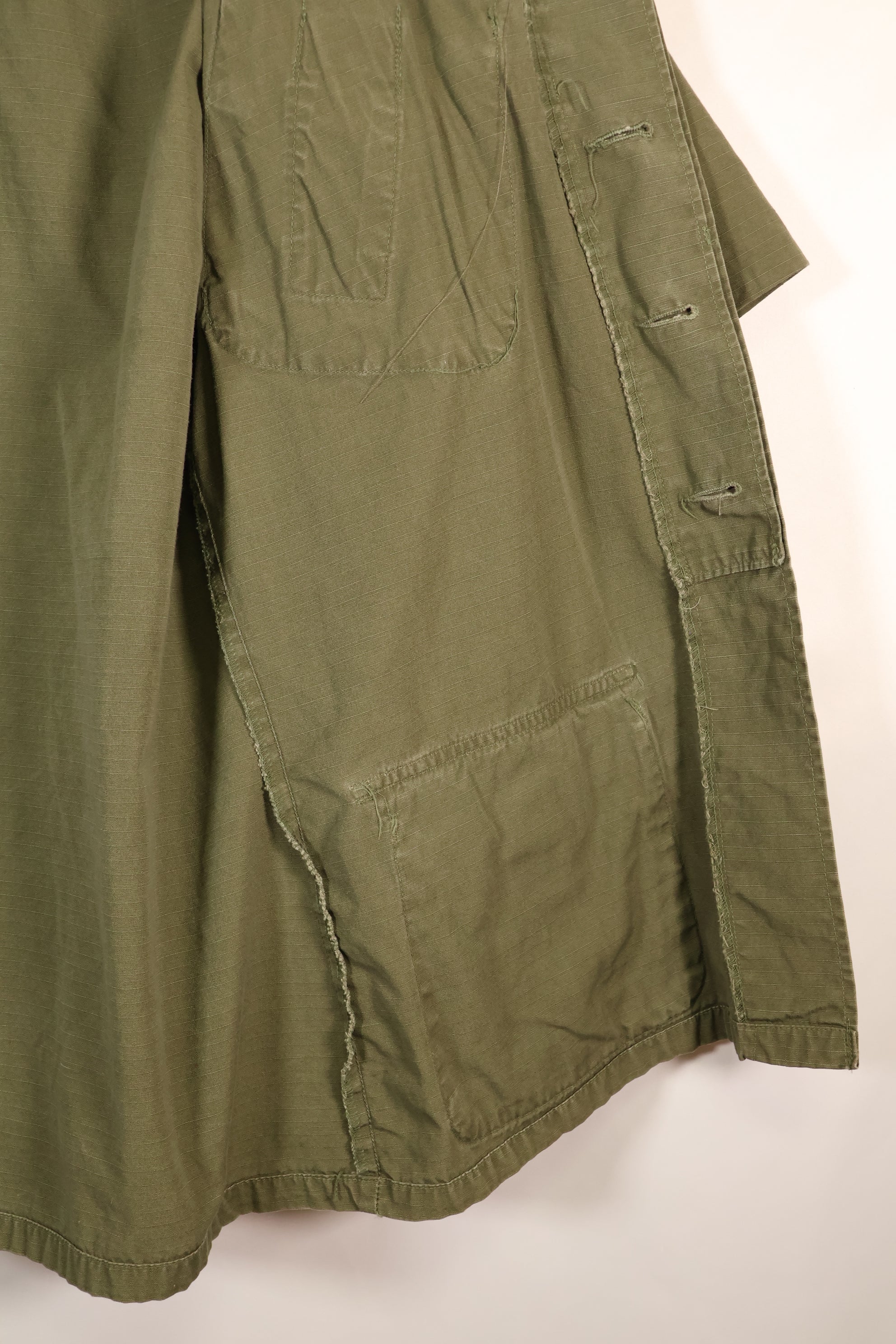 1969 Contract, S-R, U.S. Navy, PBR 4th Model Jungle Fatigue Jacket, Patch Added Later, Used