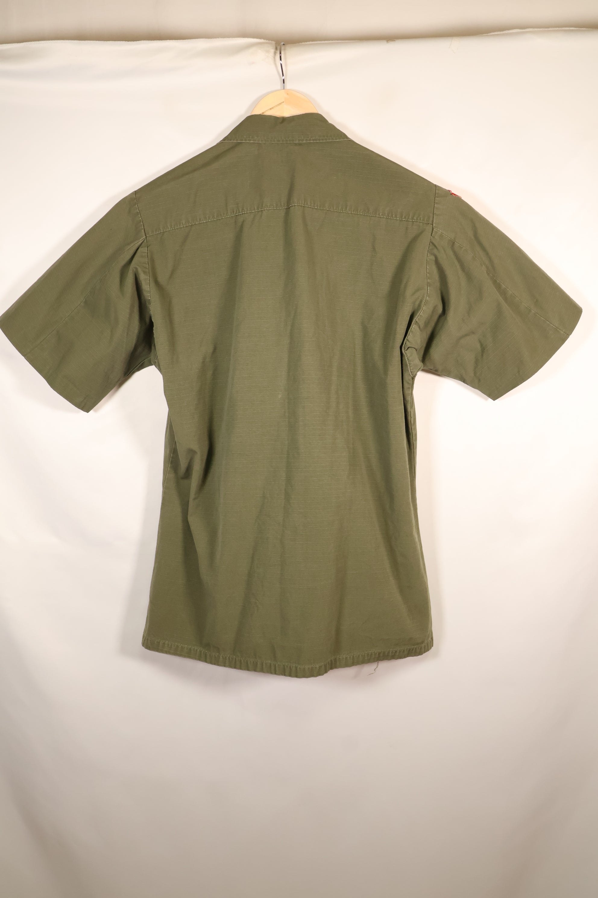 1969 Contract, S-R, U.S. Navy, PBR 4th Model Jungle Fatigue Jacket, Patch Added Later, Used