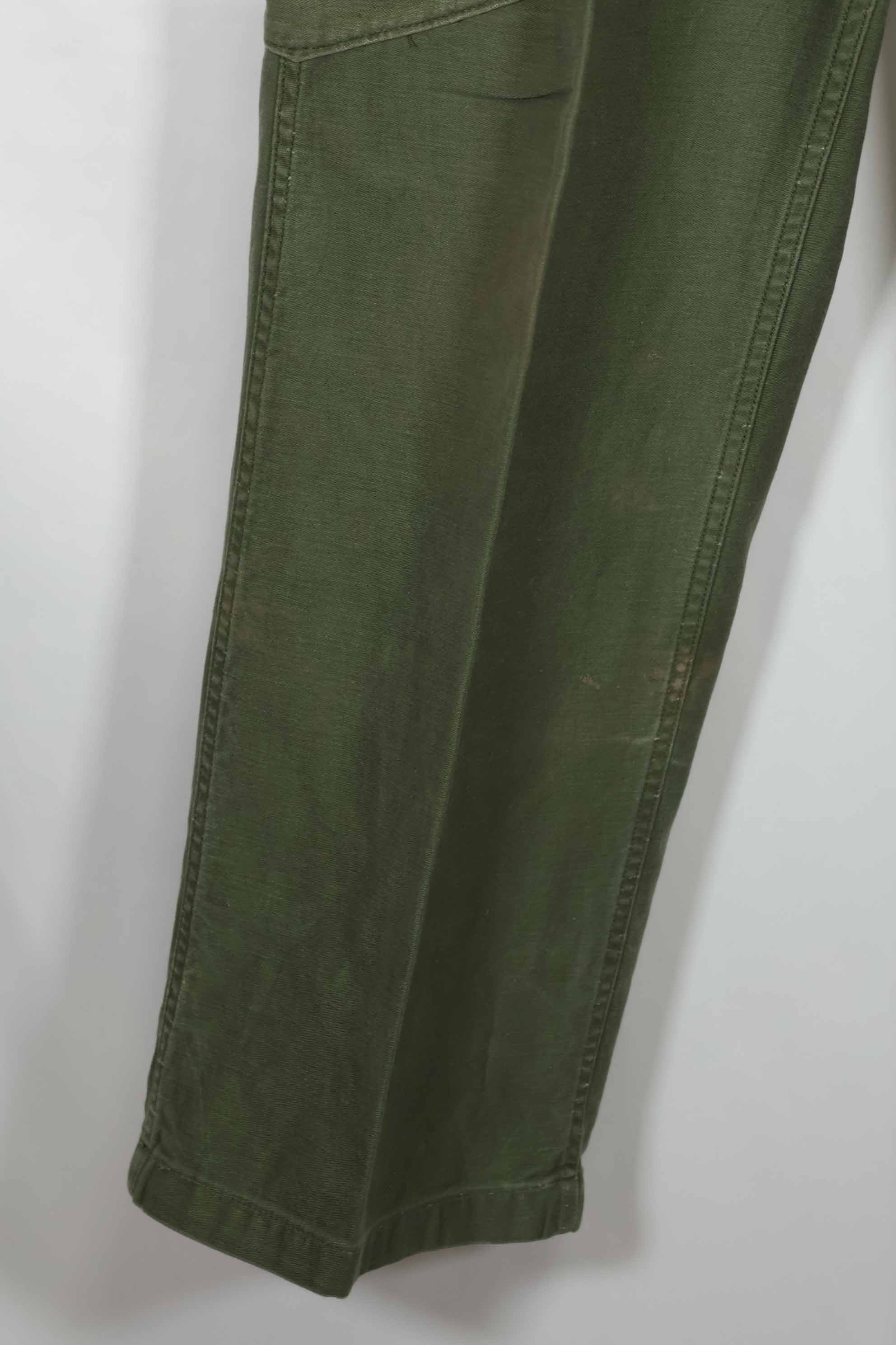 1963 OG-107 Utility Pants Baker Pants Large 82nd Airborne Division Specs Used