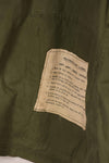 Real 1963 1st Model Jungle Fatigue Jacket, L-L, torn, repaired, used