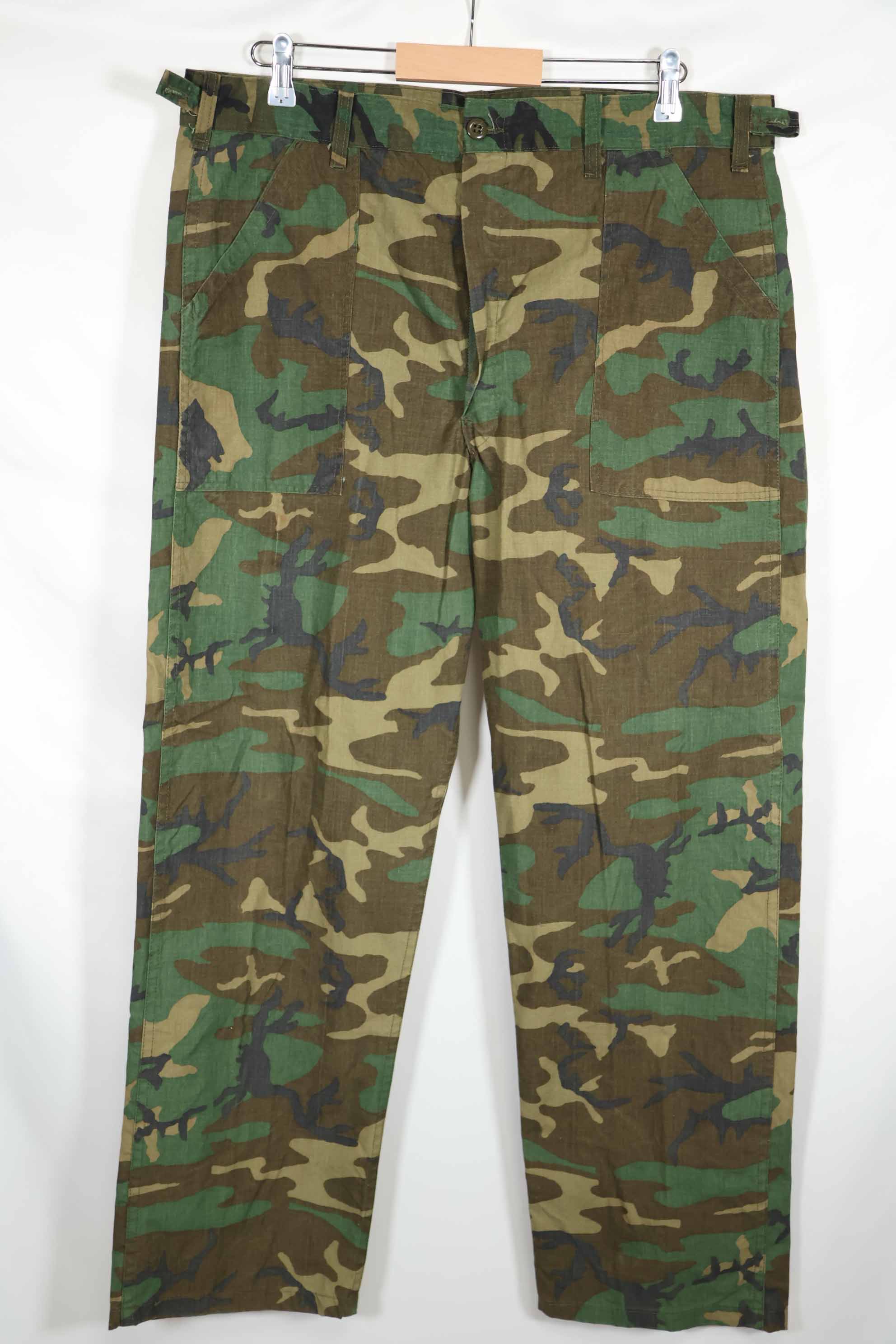 1970s Fabric ERDL LC Leaf Utility Pants Baker Pants Used