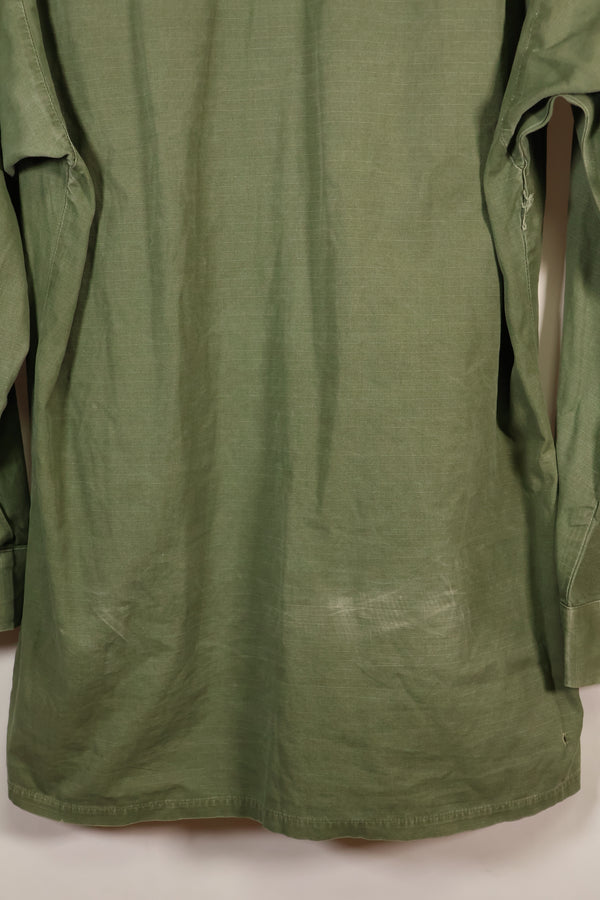 1969 Contract, M-L, 4th Model Jungle Fatigue Jacket, Patches Added Later, Used