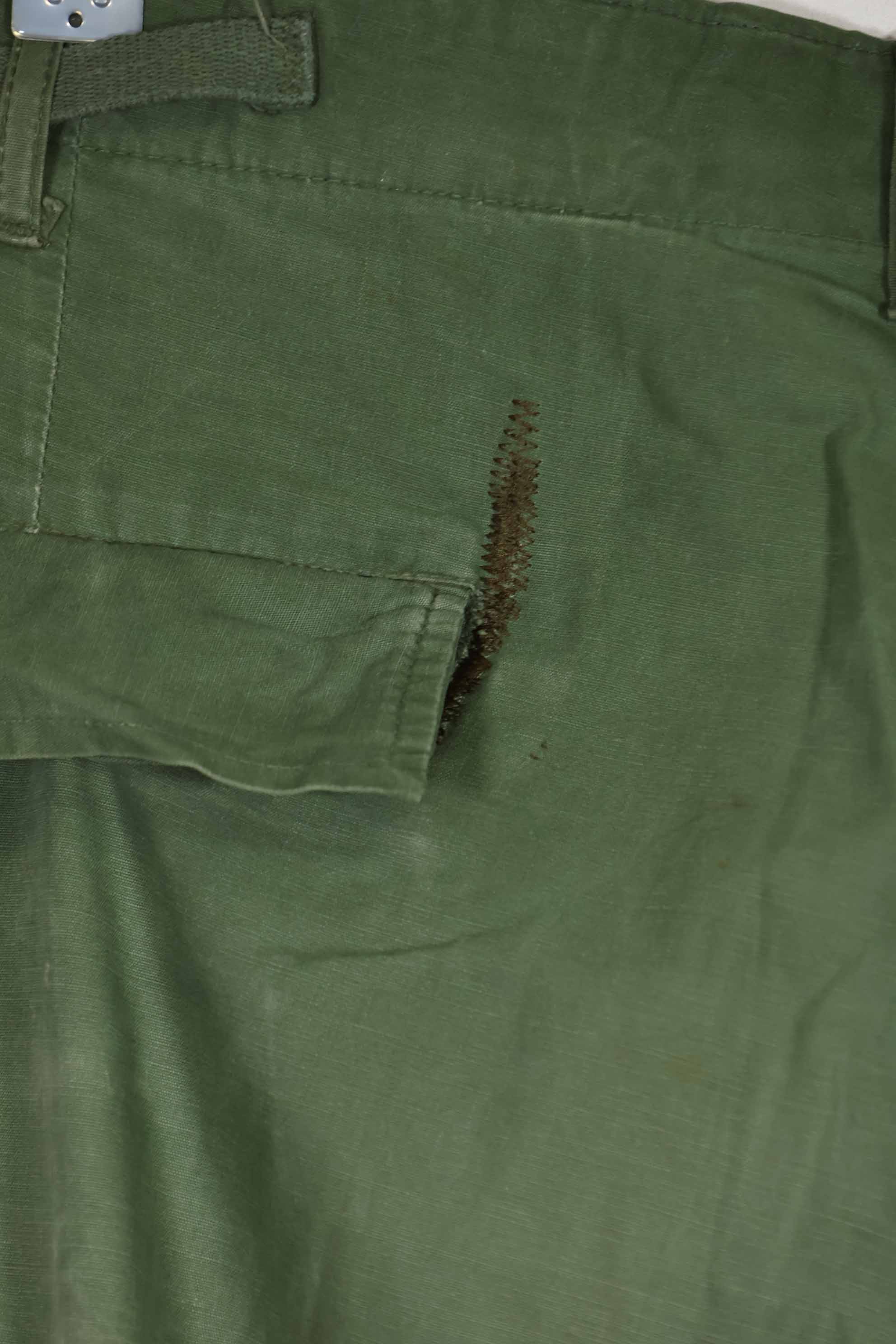 Mid-1960s 3rd Model Non-Ripstop Jungle Fatigue Pants L-L Used