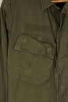 Real DAJB contract number 2nd Model Jungle Fatigue Jacket, faded, used. Japan made