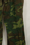 1968 Contract Ripstop ERDL Camouflage Jungle Fatigue Pants M-R Good Condition Used