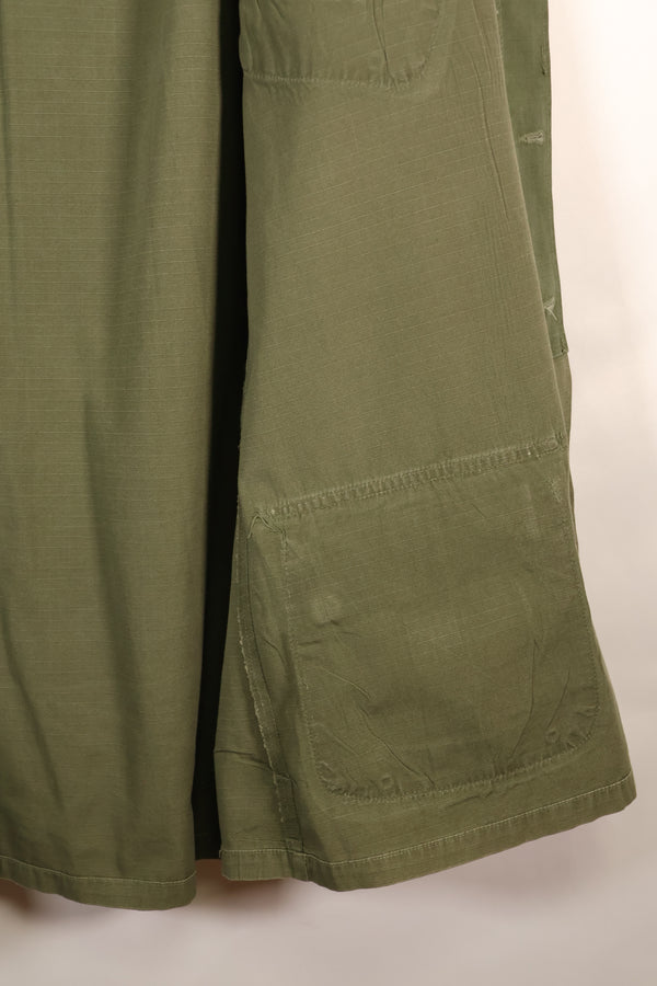 1969 Contract, M-L, 4th Model Jungle Fatigue Jacket, 101st Airborne Division Specification, Used