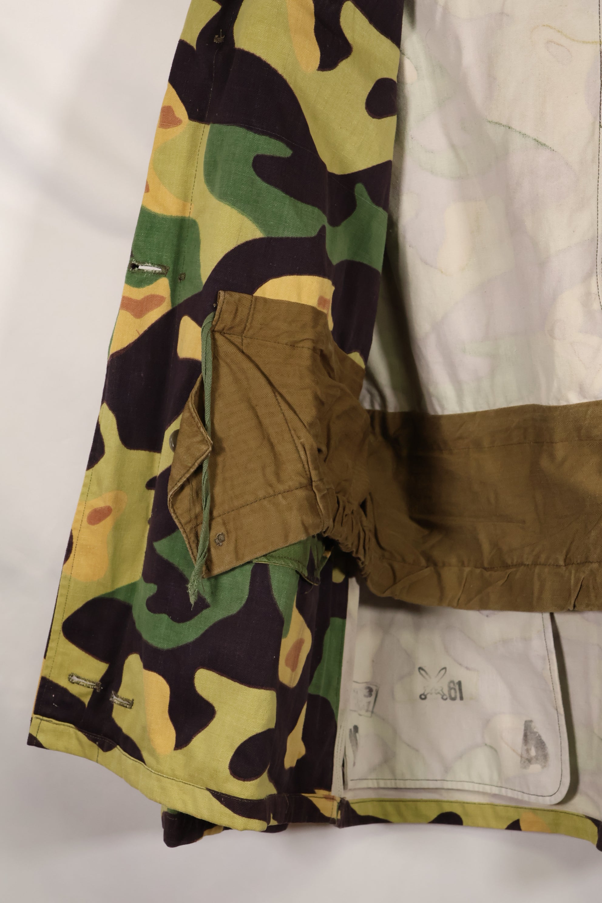 1960s Czech army Vz.60 mlok salamander camouflage parka field jacket used