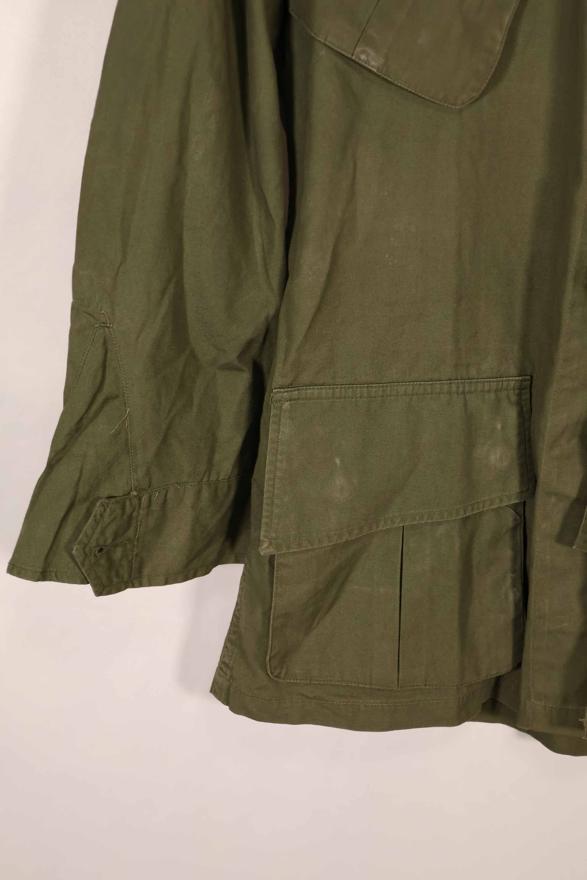 Real 2nd Model Jungle Fatigue Jacket S-R Used, faded, stained.