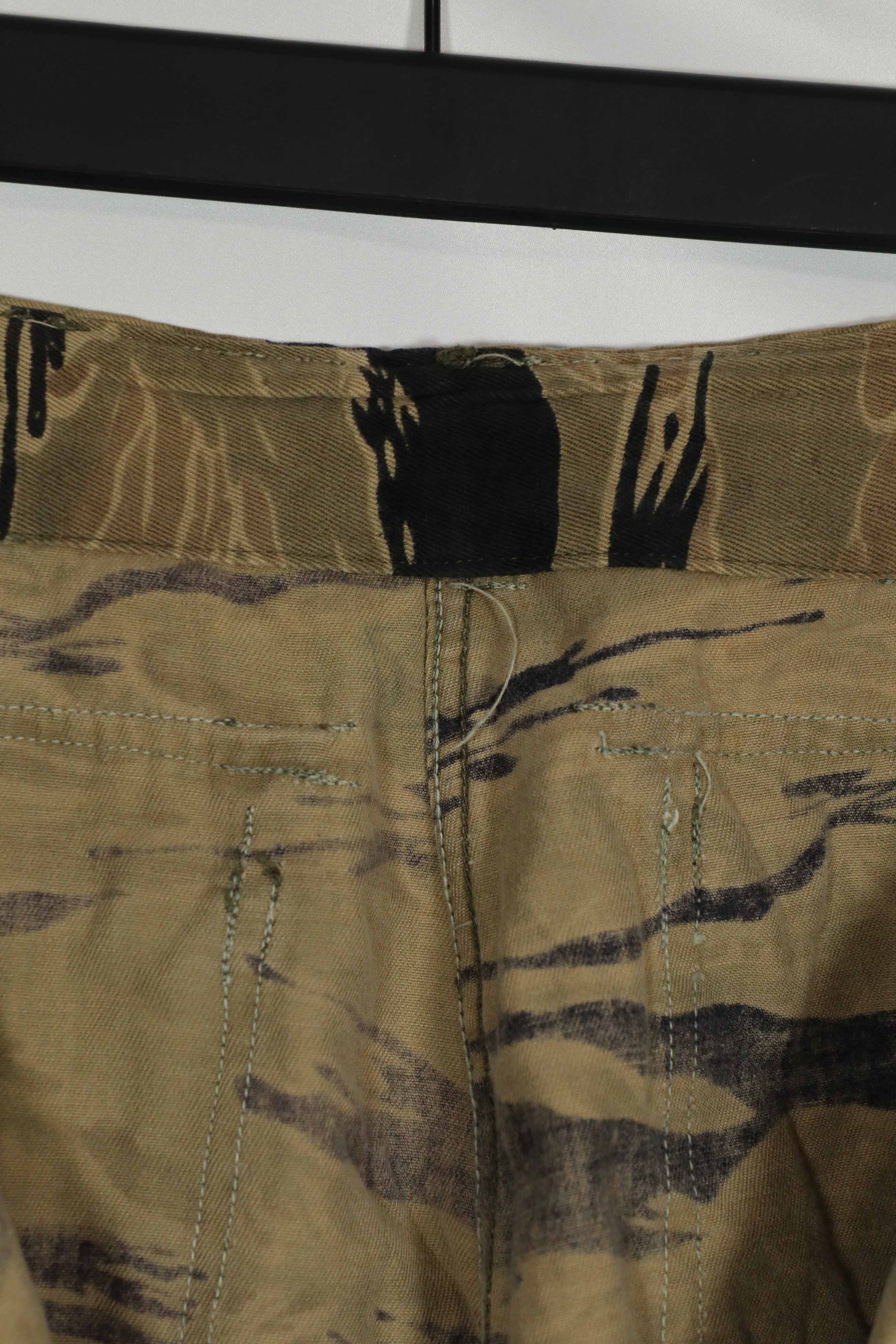 Real Gold Tiger Stripe Asian Cut Pants Size A-L Used