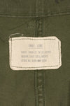 1964 Contract S-L with hemming 1st Model Jungle Fatigue Pants, used with fading.