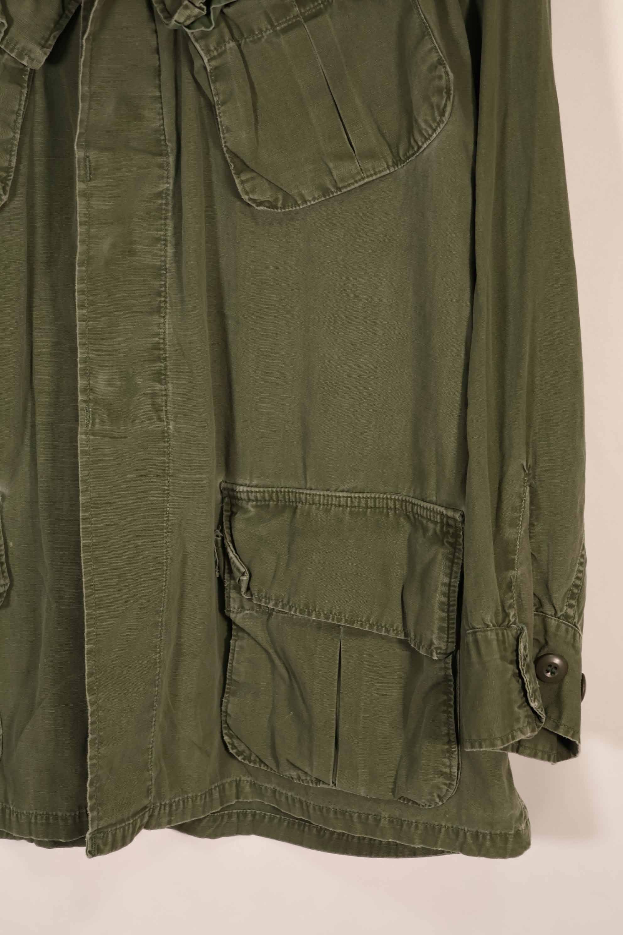 Real 1967 3rd Model Jungle Fatigue Jacket, no size tag, used.