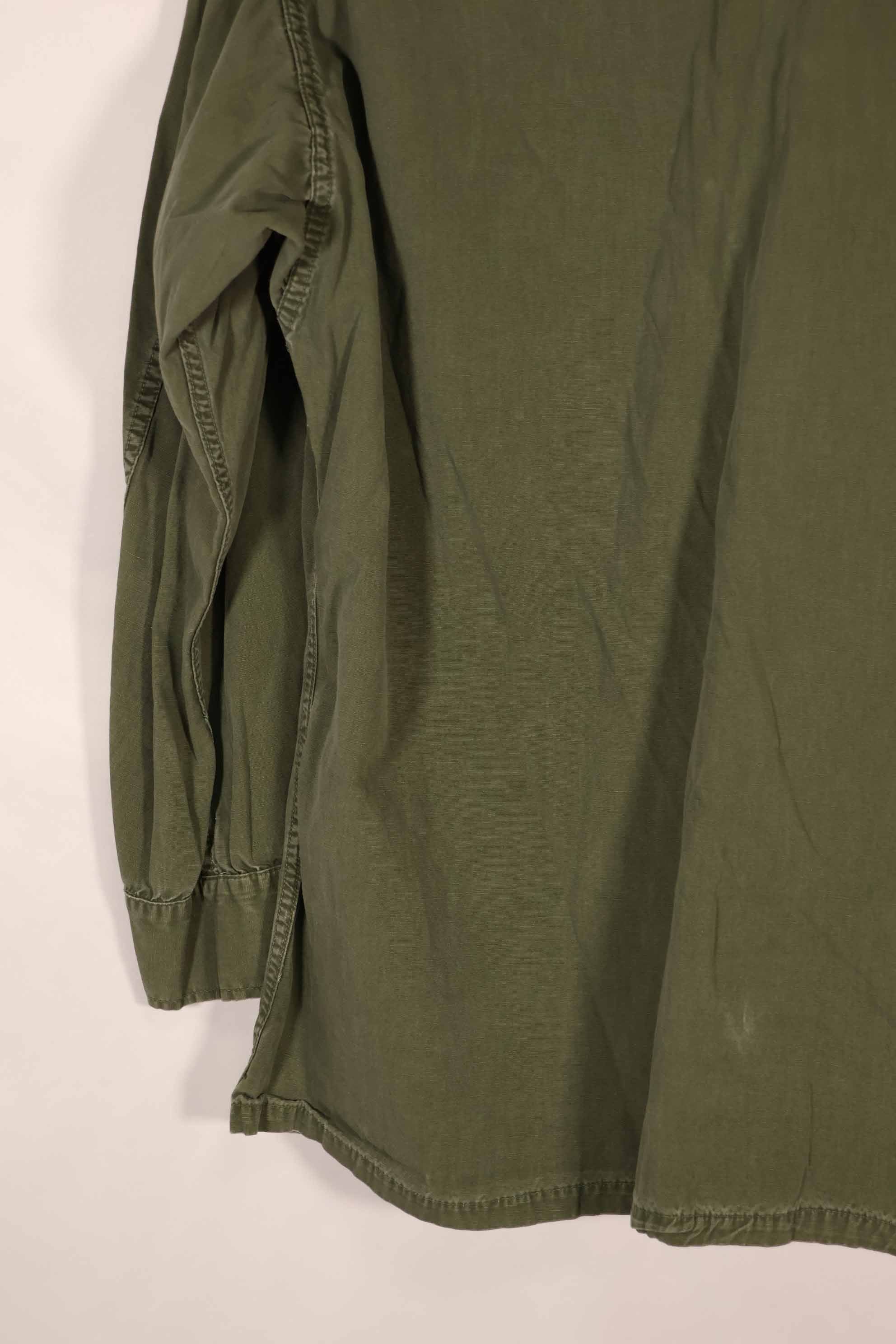 Real 1967 3rd Model Jungle Fatigue Jacket, no size tag, used.