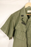 1967 Contract, M-L, 3rd Model Jungle Fatigue Jacket, USAF, Customized by Owner, Used