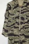 Real Okinawa Tiger Tiger Stripe Flight Suit Used YKK Zipper