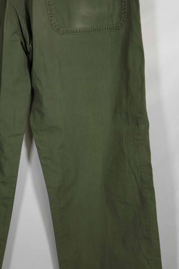 1960s Poplin fabric OG-107 utility pants, baker pants, used A