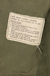 1966–67 Contract, S-R, Presumed USAF Issue, 3rd Model Jungle Fatigue Jacket, Short-Sleeve, Used