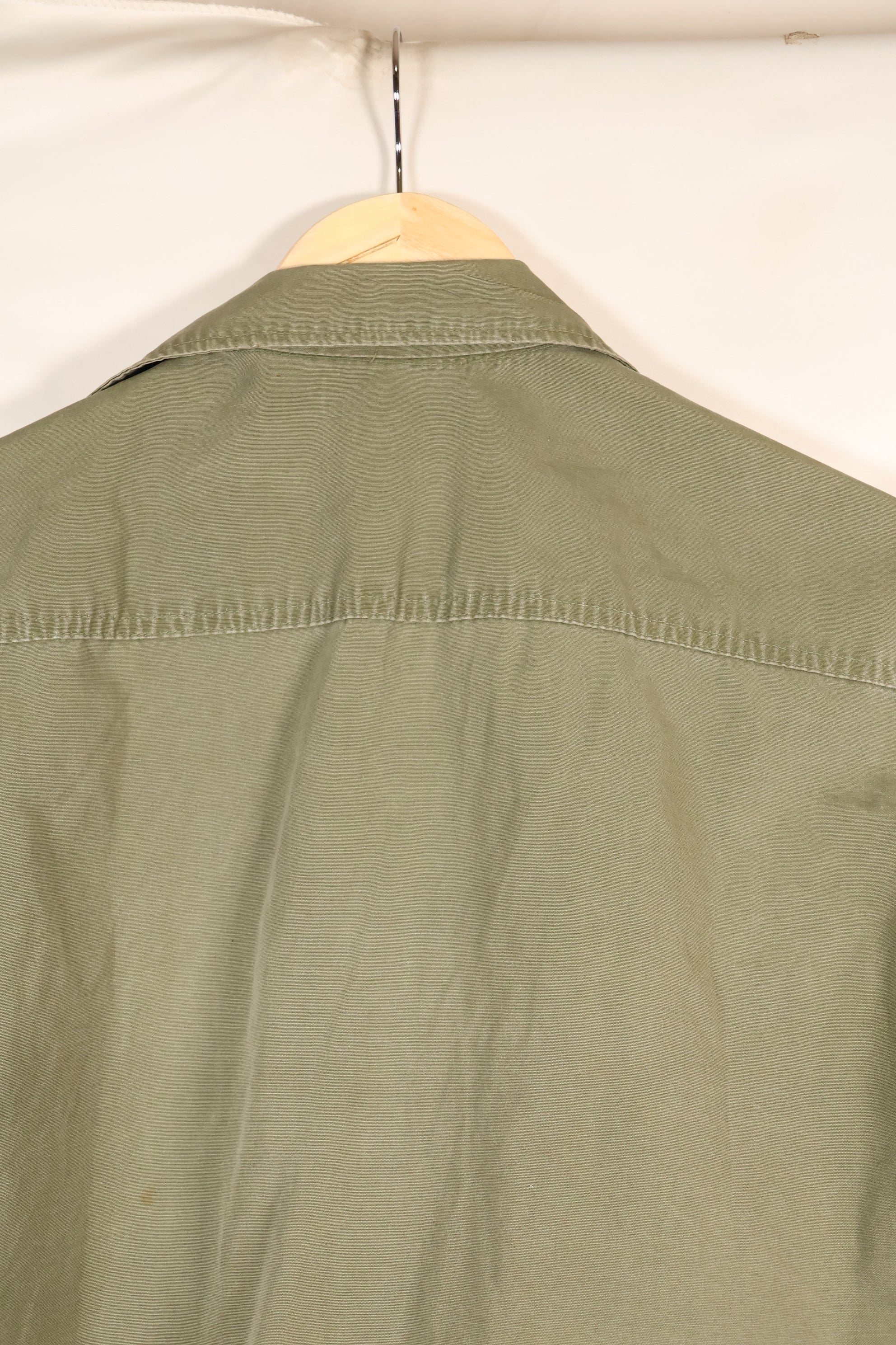 1966–67 Contract, S-R, Presumed USAF Issue, 3rd Model Jungle Fatigue Jacket, Short-Sleeve, Used