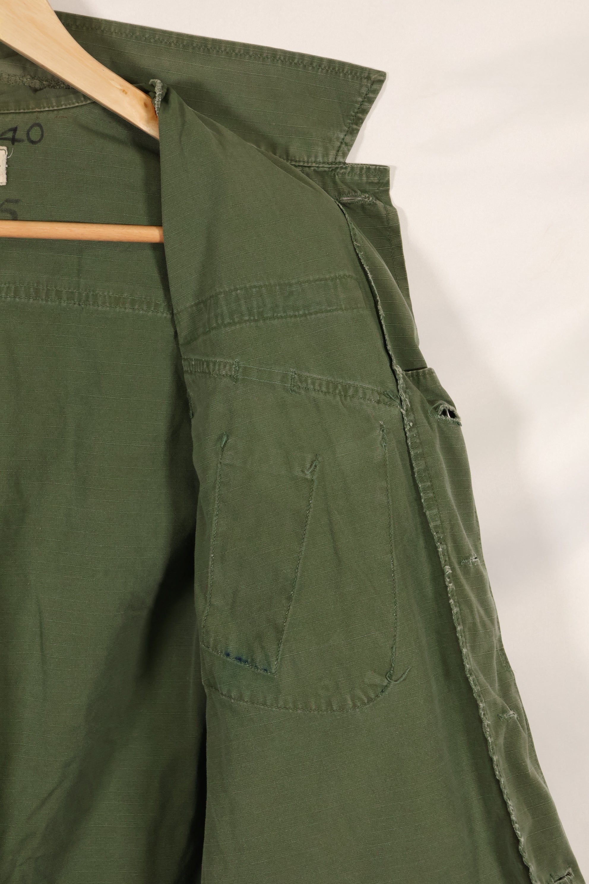 Circa 1969 S-S Size 4th Model Jungle Fatigue Jacket Used Film Company Release C