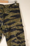 Mid 1960's A-L Silver Tiger Pattern Asian Cut Pants, Repaired, Used.