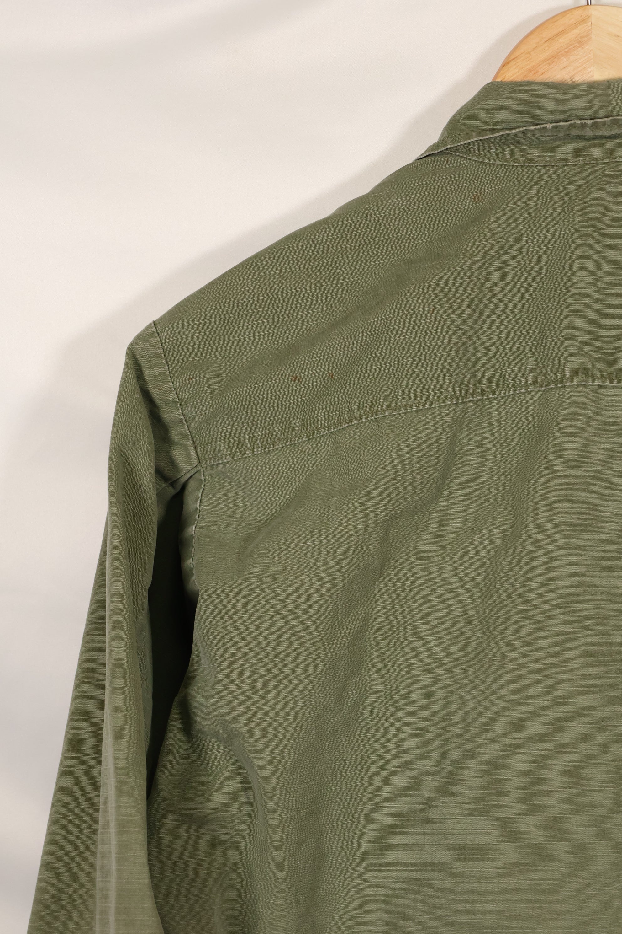 Circa 1968, estimated size S-R 4th Model Jungle Fatigue Jacket, used, released by film company.