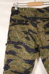 Mid 1960's A-L Silver Tiger Pattern Asian Cut Pants, Repaired, Used.