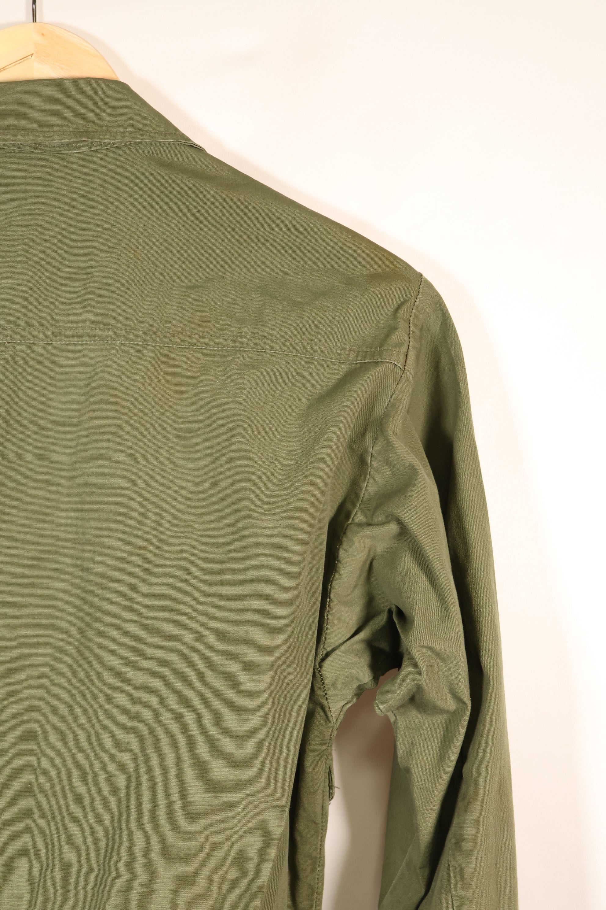 1966–67 Contract X-S-R Non-Ripstop 3rd Model Jungle Fatigue Jacket—Rare Item—Used