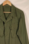 Real 3rd Model Jungle Fatigue Jacket, no size tag, stained, used.