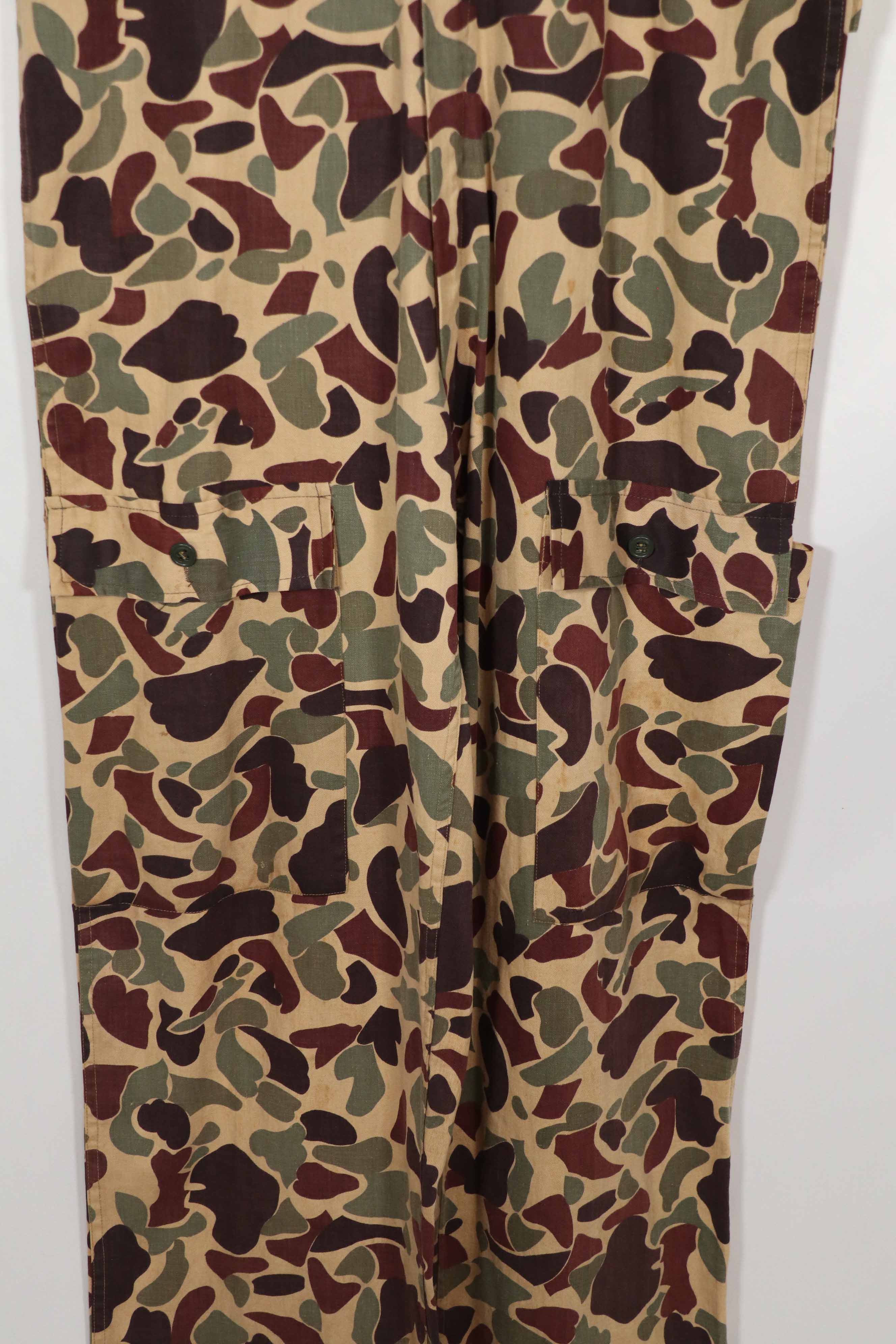 Real Japanese Beogum camouflage locally made duck hunter flight suit, almost unused.