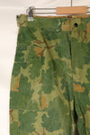 Late 1960s to early 1970s | Privately sourced | Mitchell camouflage | USMC | WWII HBT-style cut | Reversible pants | Used