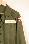 1947 Contract SMALL M-1947 HBT Utility Shirt with Patches, Used