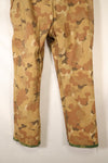 Late 1960s to early 1970s | Privately sourced | Mitchell camouflage | USMC | WWII HBT-style cut | Reversible pants | Used