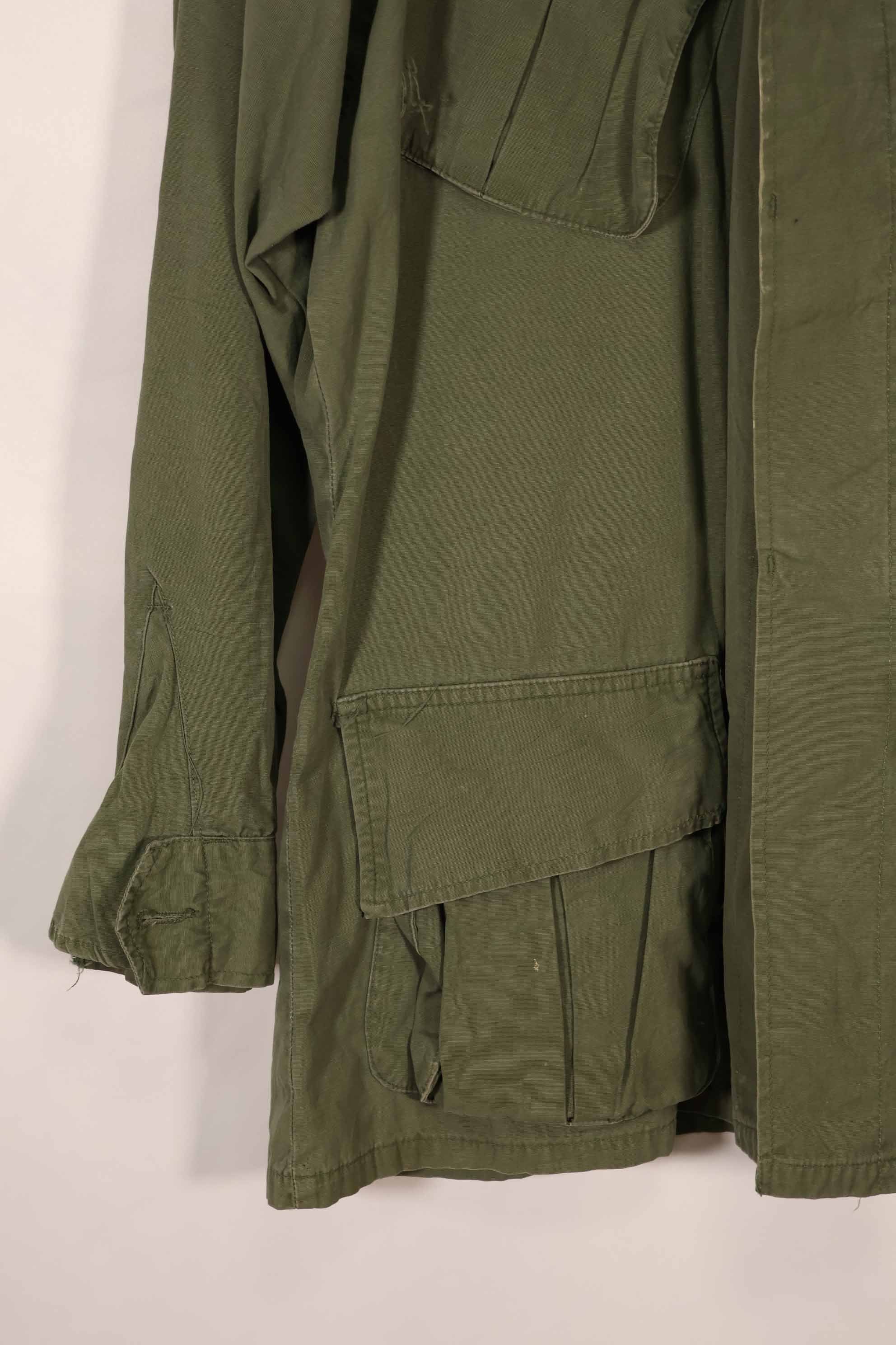 Real 1967 3rd Model Jungle Fatigue Jacket, L-R, large, used.