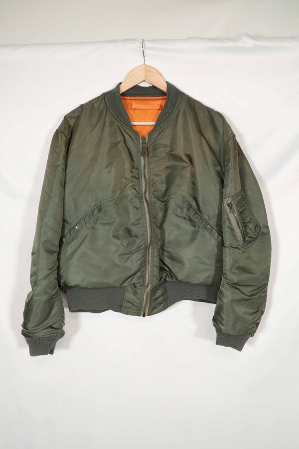 Real 1969 X-Large size L-2B flight jacket, used, good condition.