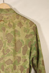 1940s WWII USMC P-44 Frogskin Camouflage Duck Hunter Jacket, used.