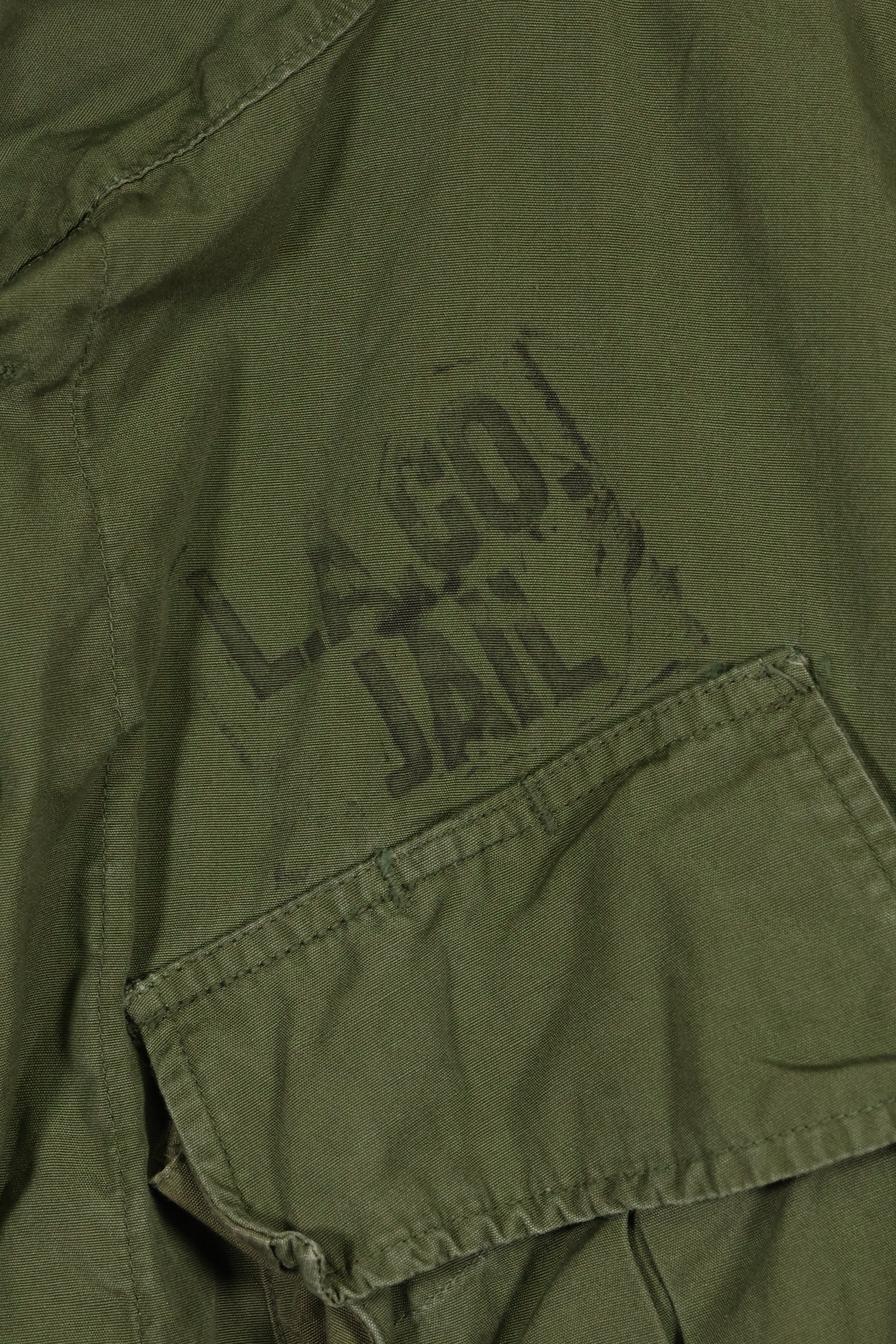 Circa 1967-68 Modified M-R 3rd Model Jungle Fatigue Jacket, used, film company release.