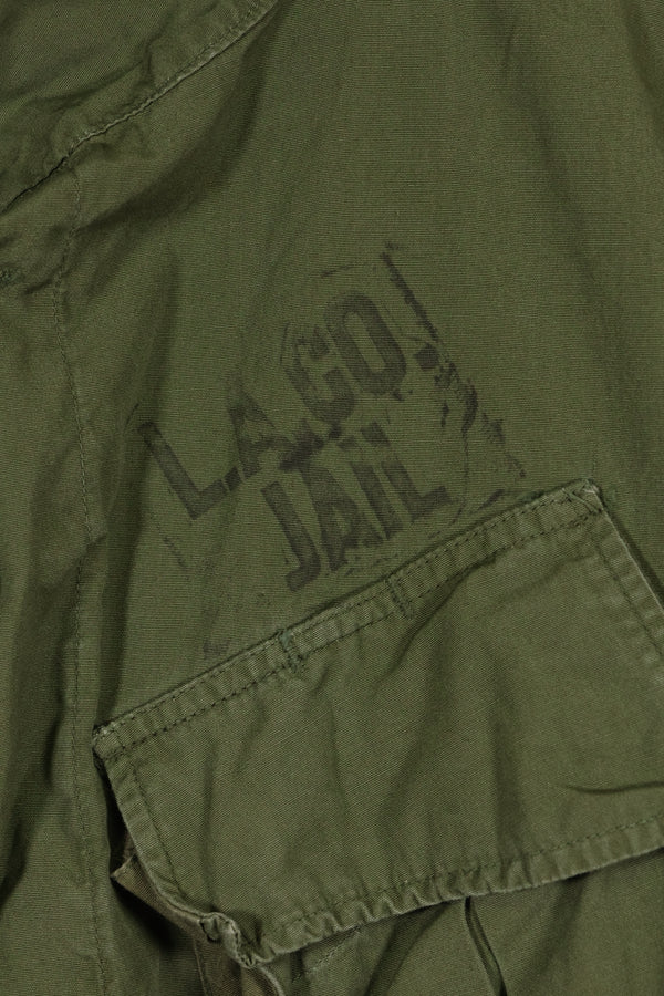 Circa 1967-68 Modified M-R 3rd Model Jungle Fatigue Jacket, used, film company release.