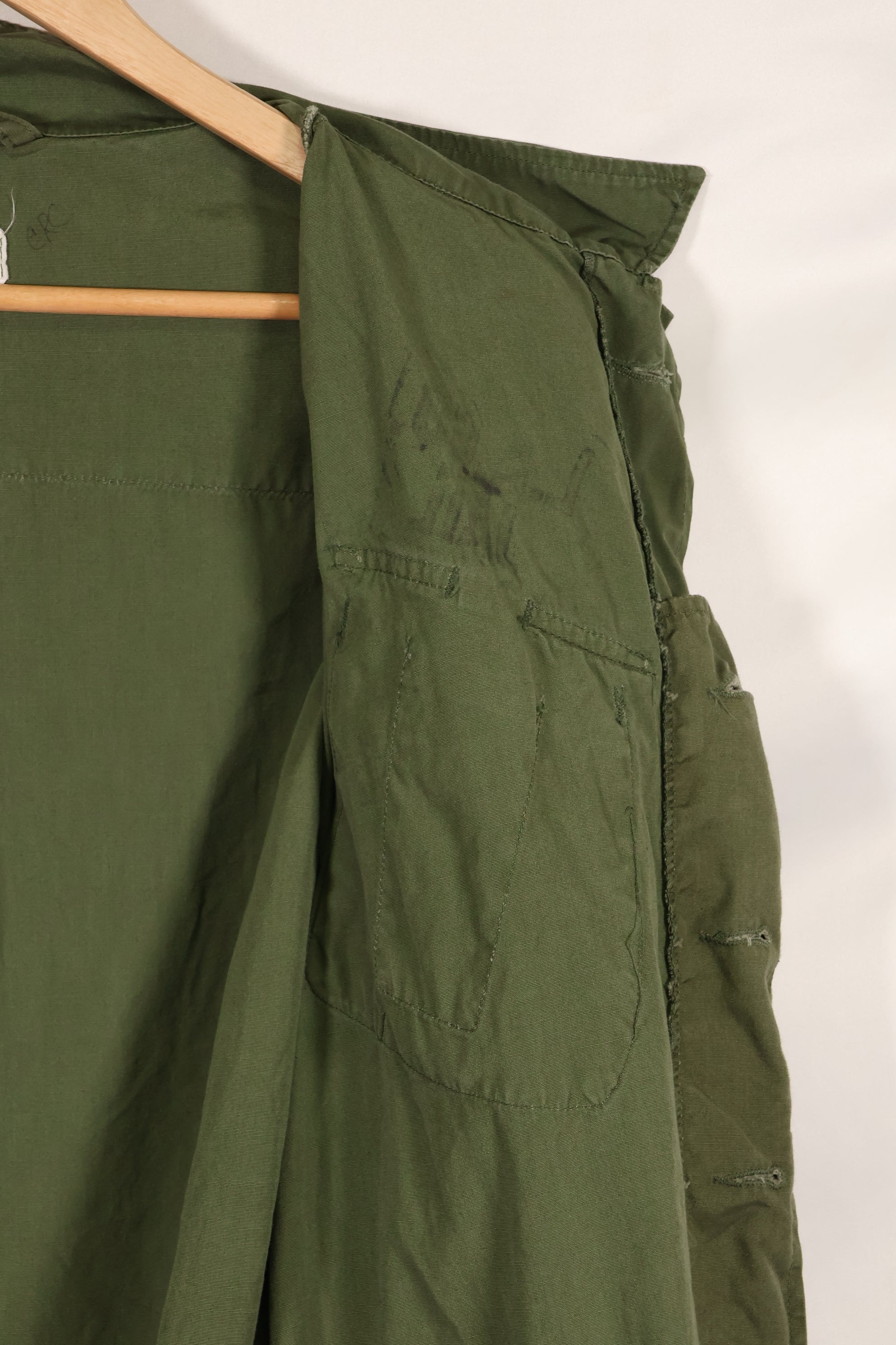 Circa 1967-68 Modified M-R 3rd Model Jungle Fatigue Jacket, used, film company release.