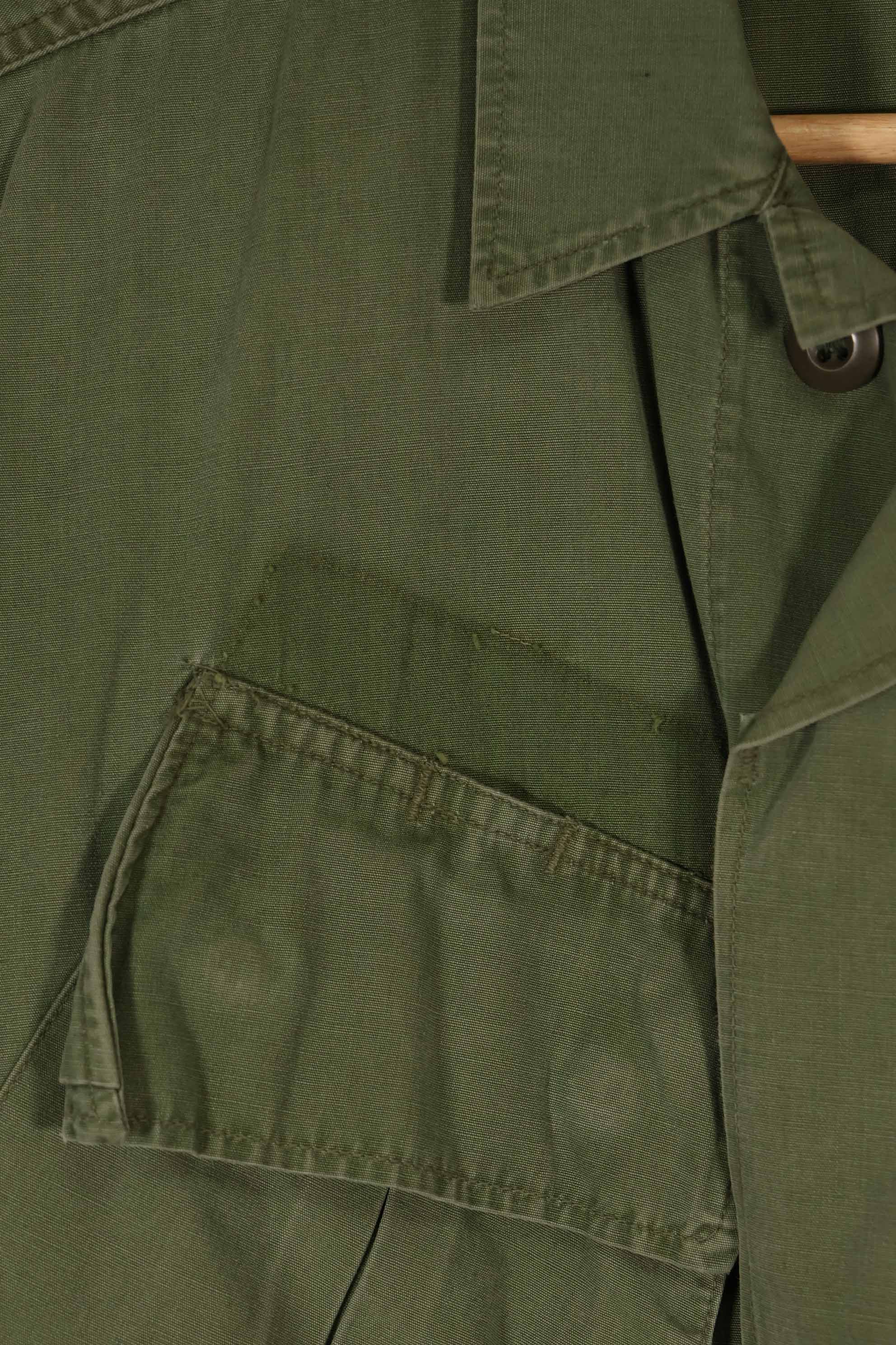 Real 1967 USAF 3rd Model Jungle Fatigue Jacket S-S Used