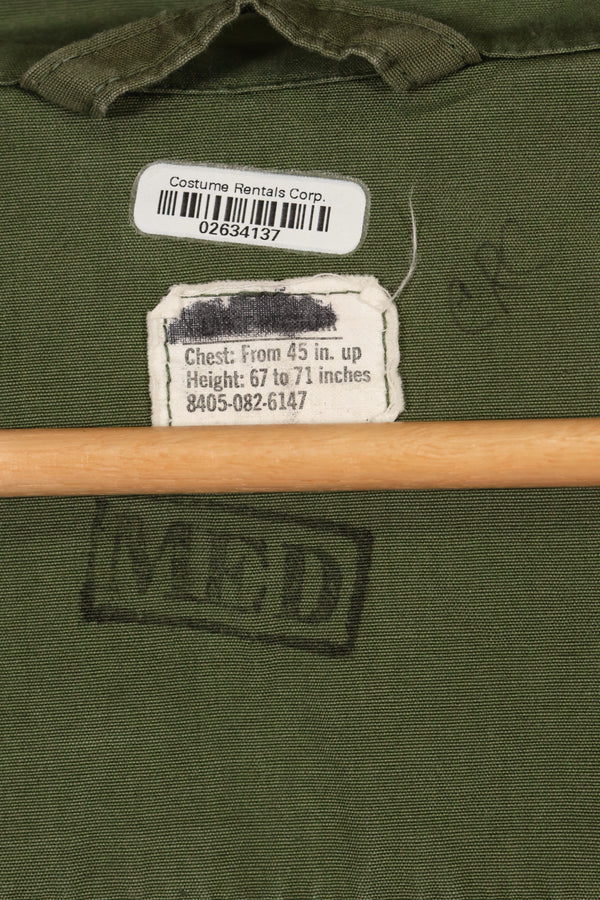 Circa 1967-68 Modified M-R 3rd Model Jungle Fatigue Jacket, used, film company release.