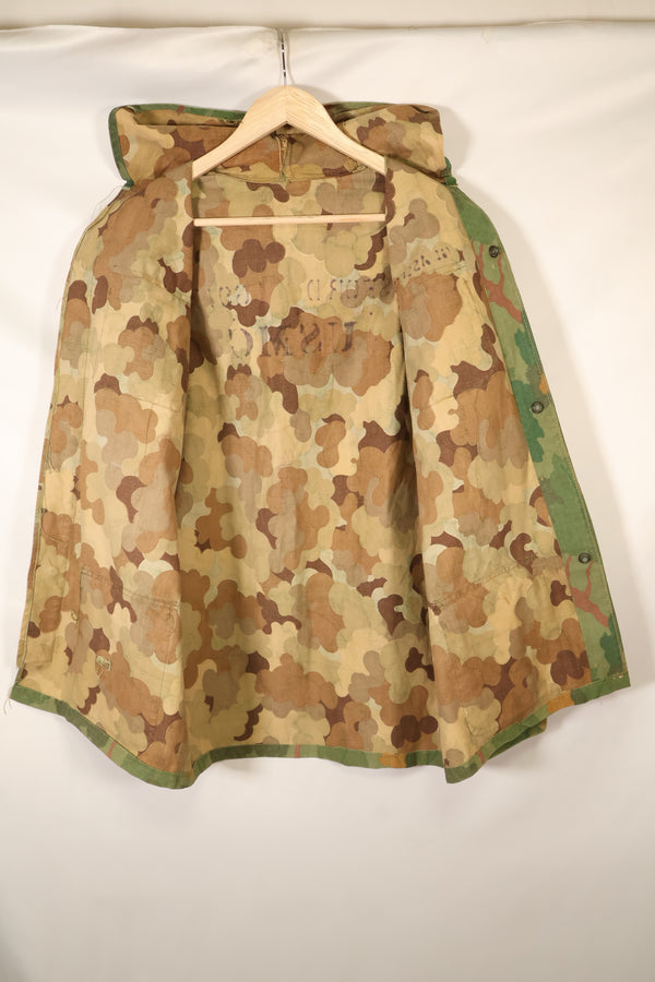 Late 1960s-70s USMC privately procured Mitchell pattern hooded field jacket, used.