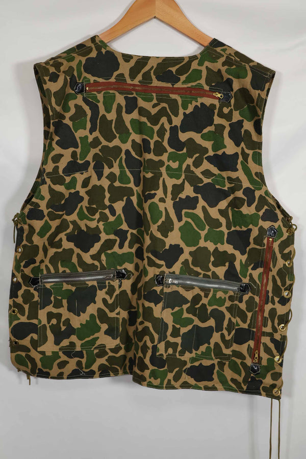 1960s USAF Beogum camouflage pararescue survival vest, unused.