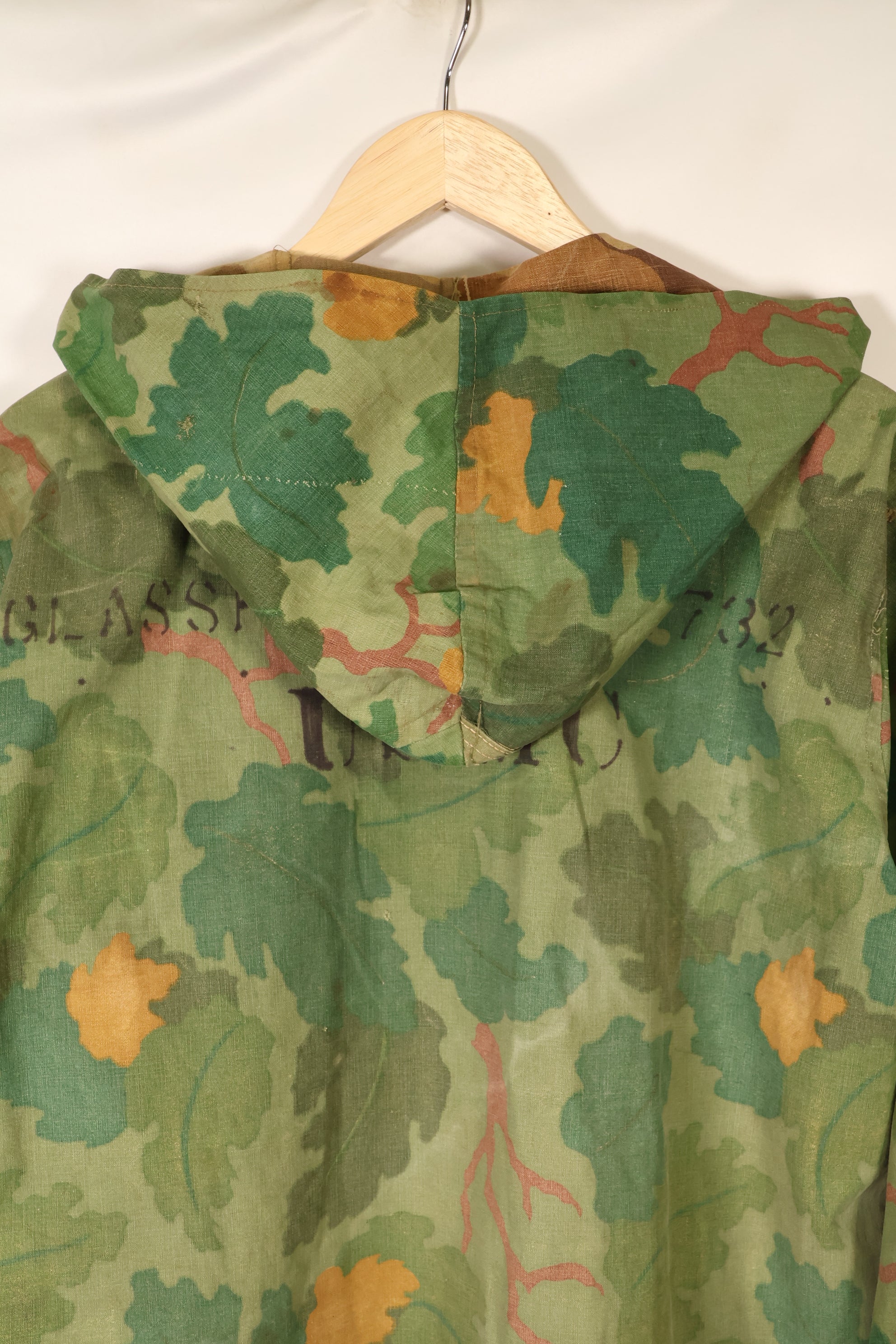 Late 1960s-70s USMC privately procured Mitchell pattern hooded field jacket, used.