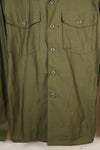 Mid-1960s, 16 1/2 x 36, U.S. Army, OG-107 Utility Shirt, Almost Unused