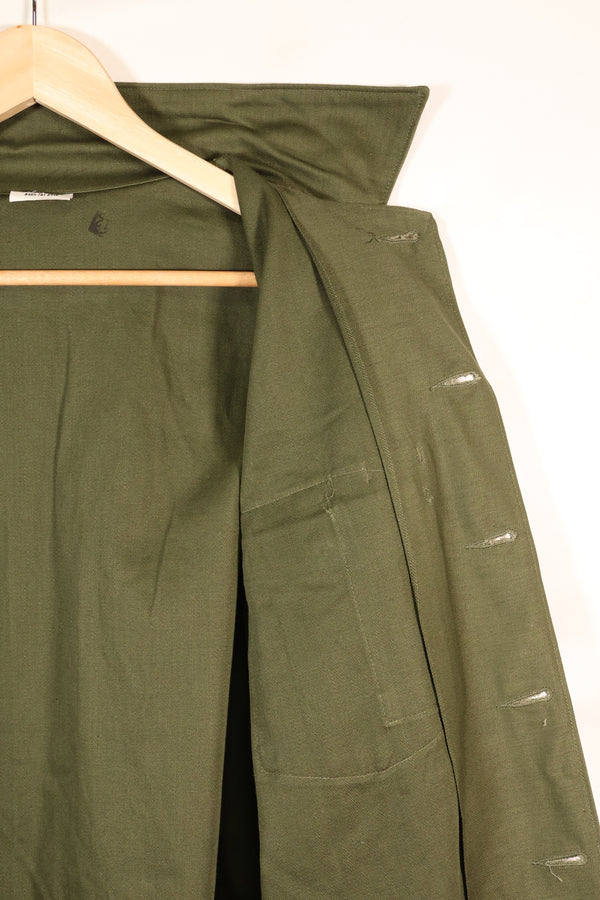 Mid-1960s, 16 1/2 x 36, U.S. Army, OG-107 Utility Shirt, Almost Unused