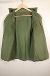 1960s, Estimated Size: SMALL, OG-107 Utility Shirt with Patches, Used