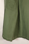 1960s, Estimated Size: SMALL, OG-107 Utility Shirt with Patches, Used