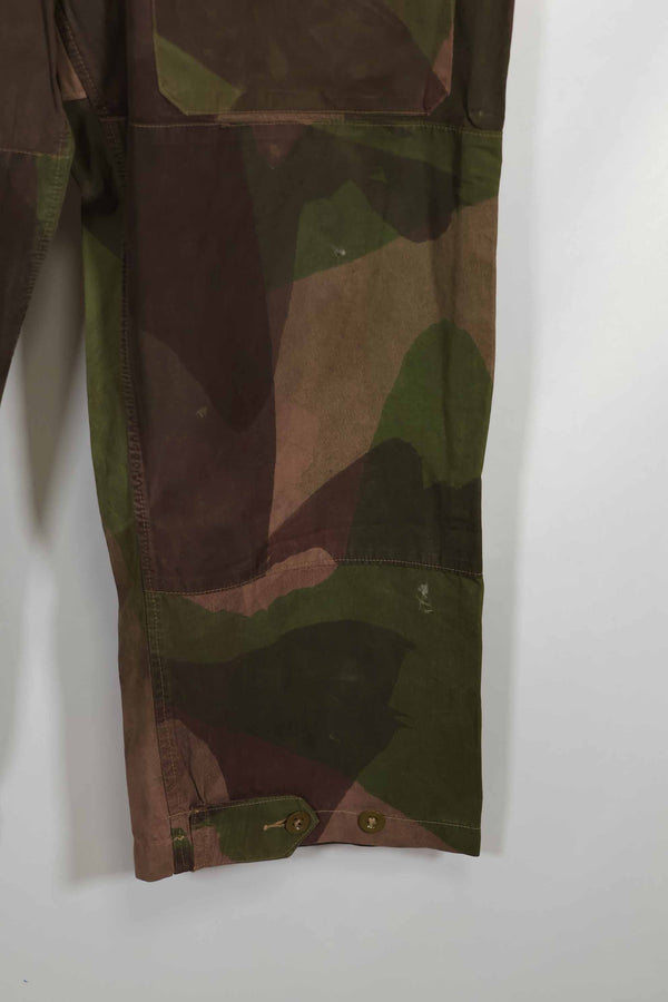 British Army SAS Trousers WINDPROOF Camouflage Pants Size No.1 Used A