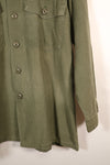 Late 1960s Contract Item, 16 1/2 x 32, OG-107, Utility Shirt with Patch, Used