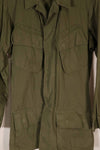 Real 1967 3rd Model Jungle Fatigue Jacket, S-L, faded, used.